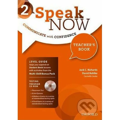 SPEAK NOW 2 TEACHER´S BOOK WITH TESTING PROGRAM CD-ROM - RIC...