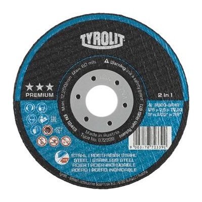 Tyrolit Řezný kotouč 230 x 2,5 x 22,2 mm RO230SE