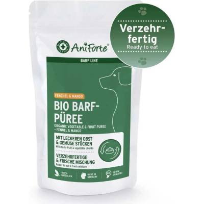AniForte Bio BARF pyré Fenykl a mango 3 x 150 g