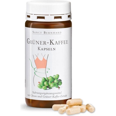 Sanct Bernhard Zelená káva 400 mg s chromem 120 kapsúl