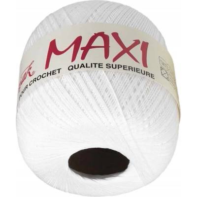 Háčkovací Příze Maxi bílý 100% bavlna 565 m Altin Basak