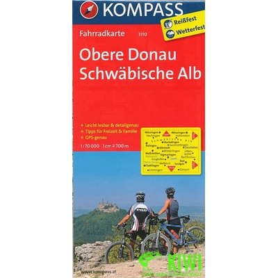 Obere donau Swäbische Alb 3110 1:70T NKOM