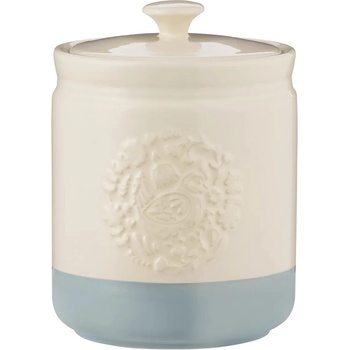 Mason Cash Кухненски буркан за съхранение HOME TO ROOST 1 л, кремав / син, керамика с глазура, Mason Cash (MSC2002270)