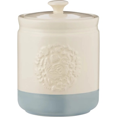 Mason Cash Кухненски буркан за съхранение HOME TO ROOST 1 л, кремав / син, керамика с глазура, Mason Cash (MSC2002270)