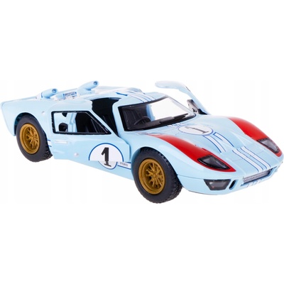 KINSMART FORD GT40 MKII HERITAGE MODEL MODRÝ 1:32