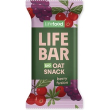 Lifefood Lifebar Oat Snack ovocný BIO 40 g