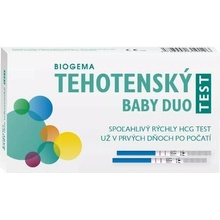 Biogema tehotenský test Baby Duo 2 ks