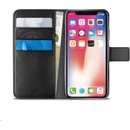 Pouzdro Puro flipové Wallet s přihrádkou na kartu iPhone Xs Max 6.5" černé