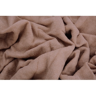 TOP Q froté prestieradlo SVETLO HNEDÉ 180x200