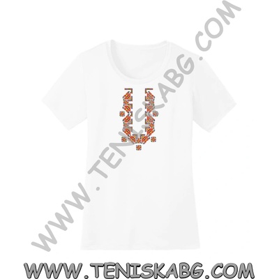 Fruit of the Loom Тениска - Шевица Бродерия 1763