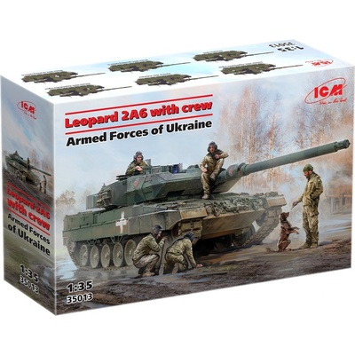 ICM Leopard 2A6 of the Armed Forces of Ukraine with crew 1:35