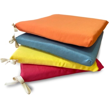 Image 1 of AGLIKA ВЪЗГЛАВНИЦА ЗА СТОЛ AGLIKA 40x40x4см ЕДНОЦВЕТНА ОРАНЖ---