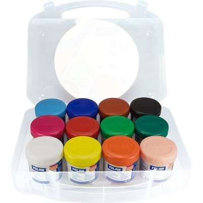 Temperové barvy Milan 03212, 12 barev