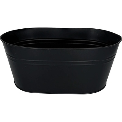 Mica САКСИЯ ОВАЛНА МЕТАЛНА joey l30xw17xh13см ЧЕРНА (1172878)