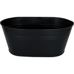 Mica САКСИЯ ОВАЛНА МЕТАЛНА joey l30xw17xh13см ЧЕРНА (1172878)