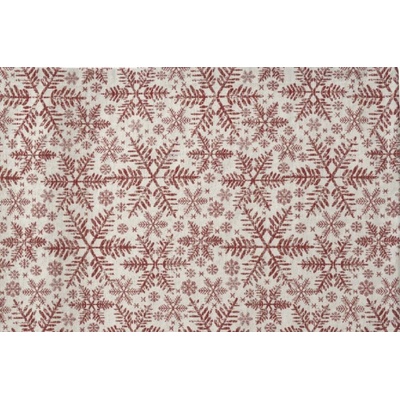 Sander prostírání Snowfall červené 35x50cm