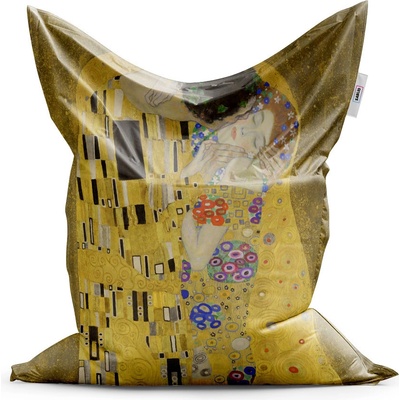 Sablio Sedací vak Bozk Gustav Klimt 150x100 cm