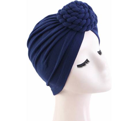 turban modrý