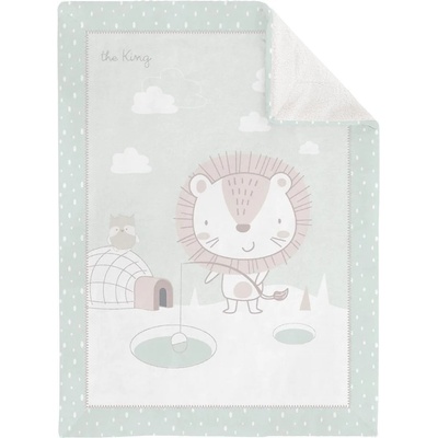 KikkaBoo Супер меко бебешко одеяло с шерпа 110/140 см Jungle King (31103020138)