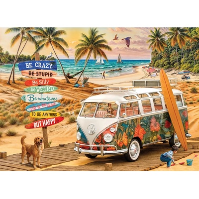 EUROGRAPHICS VW Buď šťastný 1000 dílků