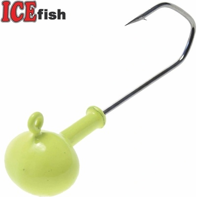 Ice Fish Jig Rugby bal žlutá vel.6 40g