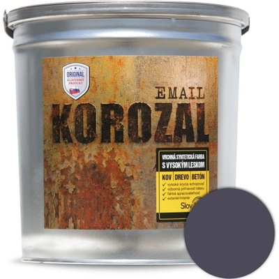 Slovlak Korozal email 3kg lesklý Antracit