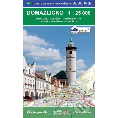 Domažlicko 1:25 000 / 101 Turistické mapy pro každého - Geodezie On Line