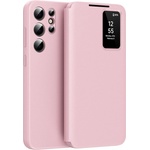 Techsuit Калъф за Samsung Galaxy S25 Ultra - SmartView Series - Розов