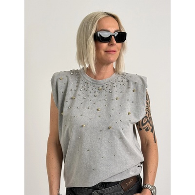 BLM top STYLE Šedá