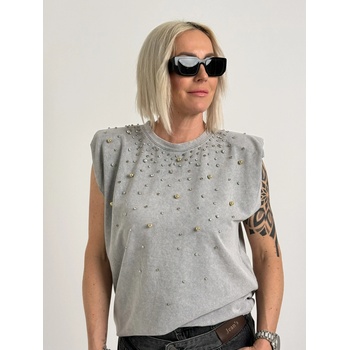 BLM top STYLE Šedá
