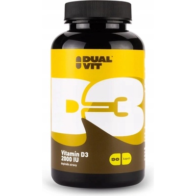 Dualvit Vitamín D3 2000 IU 90 kapslí