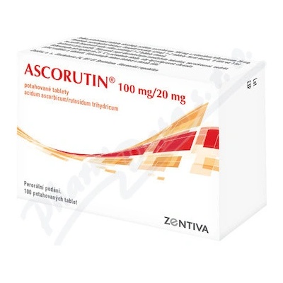 ASCORUTIN POR 100MG/20MG TBL FLM 100(4X25)