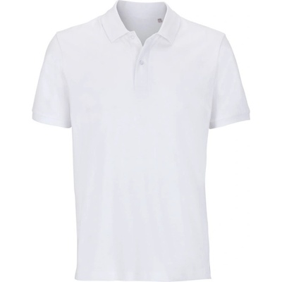 Sol's polokošile Pegase krátký rukáv unisex bílá