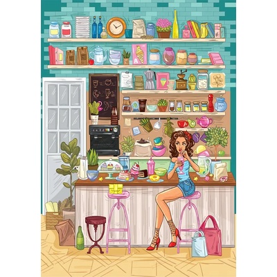 Yazz - Puzzle Cozy Cafe - 1 000 piese