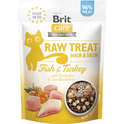 Brit Raw Treat Cat Hair and Skin Fish and Turkey 40 g