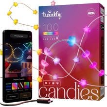 Twinkly TWKS100RGB-T LED RGB Stmievateľná vianočná reťaz 100xLED 8 m USB Wi-Fi TW0052