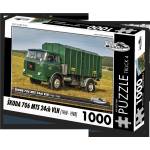 Retro cars - Puzzle TRUCK č. 4 Škoda 706 MTS 24ch VLH (1968-1988) - 1 000 piese