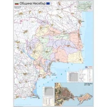 Mapmedia Карта на община Несебър
