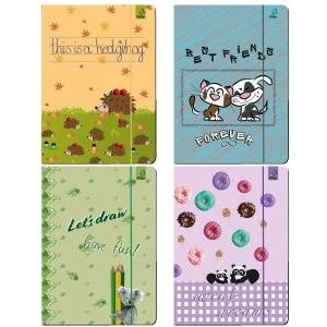 EV-Corp A4 briefcase with eraser BFF pets mix