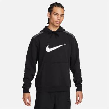 Nike Мъжки суичър Nike NSW Sport Fleece Hoodie Mens - Black/Iron Grey