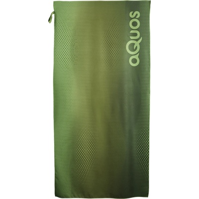 Aquos Tech Towel rýchloschnúci športový uterák 75 x 150 zelená