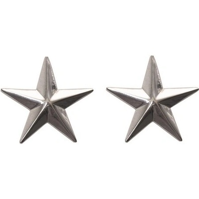 Odznak US 1 Star General 2 ks - strieborný