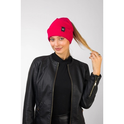 VFstyle Pletená čiapka Elegant svetlo ružová