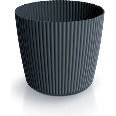 Prosperplast Kvetináč MILLA ROND antracitový, 10,9 cm