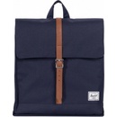 Herschel supply city mid volume 13 navy tan synthetic leather 11 l