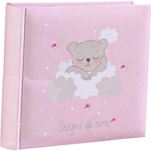 S518 TEDDY BEAR PINK fotoalbum detský zasunovací BB-100 13x18