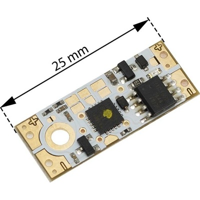 Dotykový mikro stmívač pro LED pásky do profilu 12/24V 7,5A dotyk-kov 06121