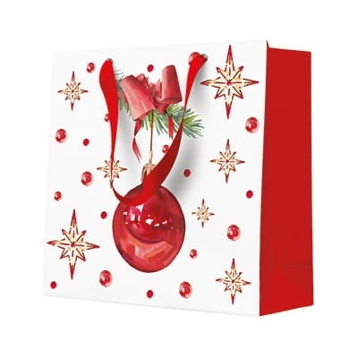 PAW Dárková taška PAW Jingle Bells, square