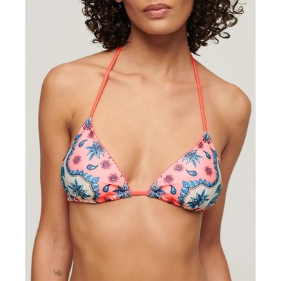 Superdry String Triangle bikini top - Multicolor (Pink Bandana)