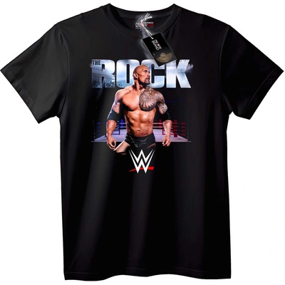 NOONEBRAND Тениска The Rock WWE - 2XL, Black